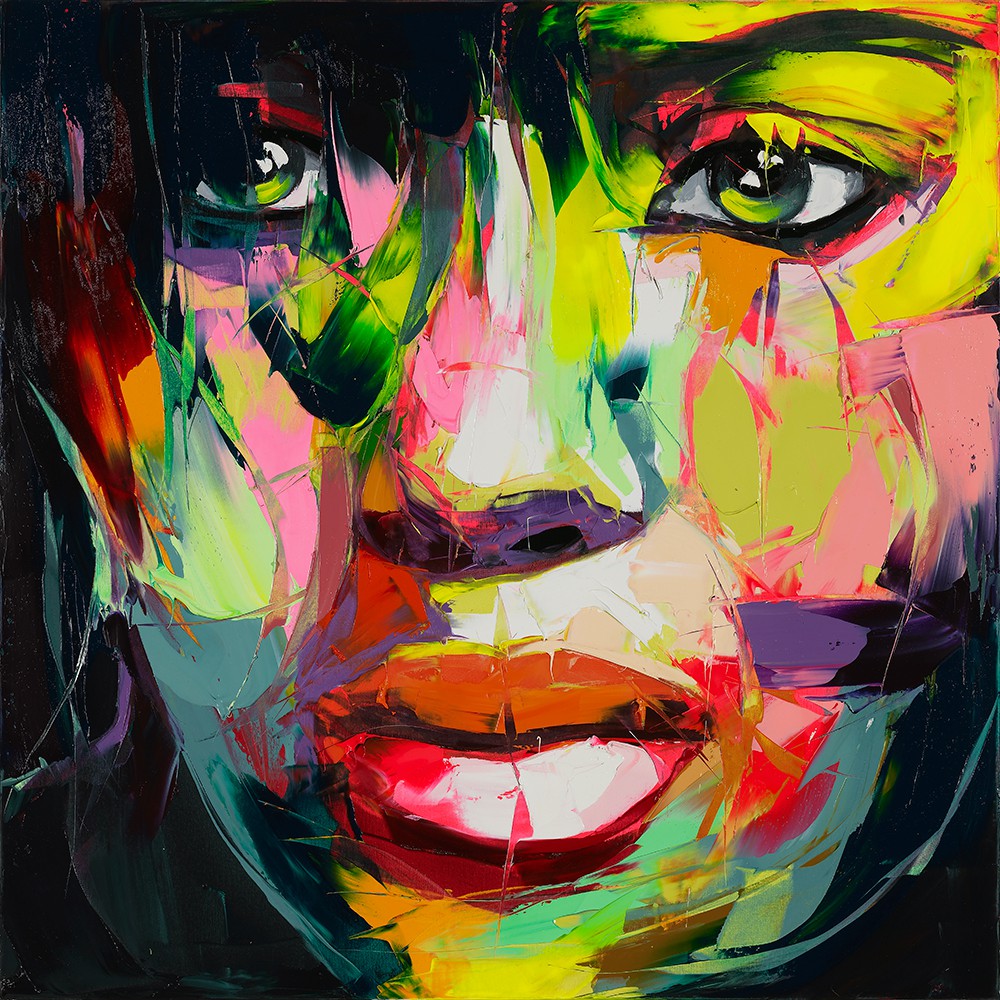 Francoise Nielly Portrait Palette Painting Expression Face096